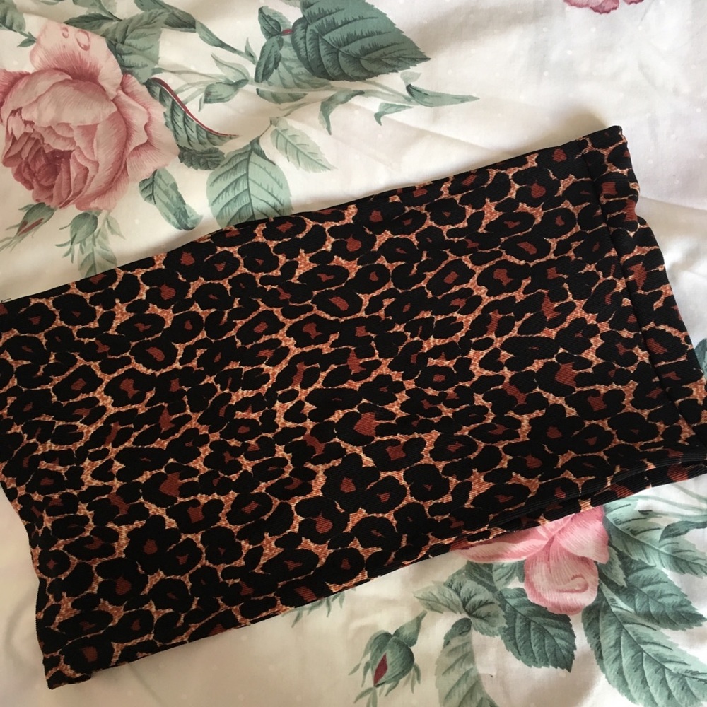 VINTAGE REWORKED CHEETAH PRINT BANDEU